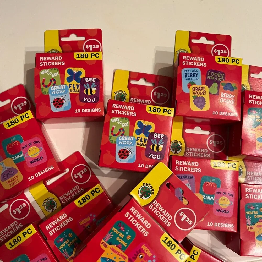 Teacher Reward Stickers  (12 Packs 2160 Total Stickers NEW Crafter’s Square‎